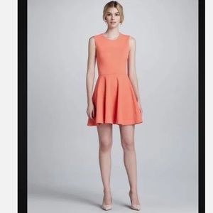 Diane von Furstenberg Coral Fit and Flare Minidress